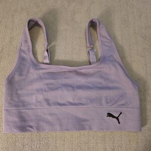 Puma Women's Light Purple Sports Bra